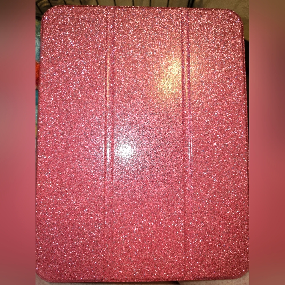 PINK - Apple Tablet with Pink Glitter Case